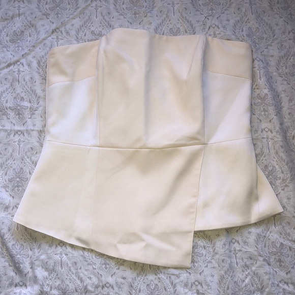 White House Black Market Tops - [WHITE HOUSE BLACK MARKET] Ivory Bustier NWT